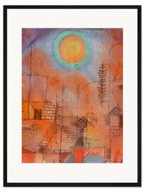 Gerahmter Kunstdruck Bau, 1919