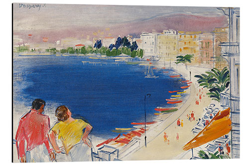 Aluminiumsbilde Bay of Rapallo, János Vaszary, 1934