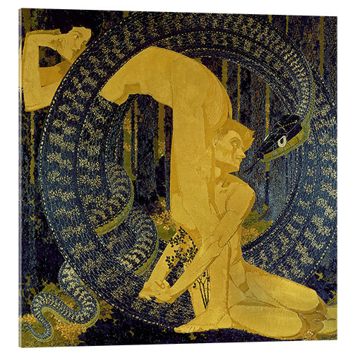 Quadro em acrílico Adam and Eve, 1907