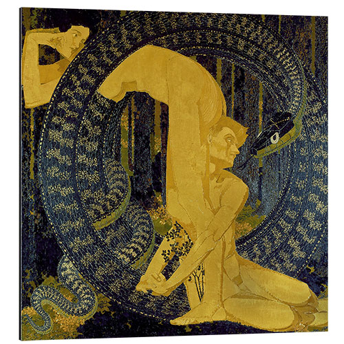 Tableau en aluminium Adam and Eve, 1907