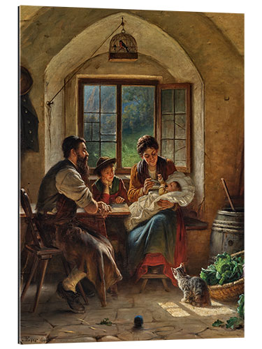 Cuadro de plexi-alu Family Happiness, Rudolf Epp