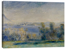 Canvas-taulu Landscape on the Mediterranean (view of Toulon), 1891