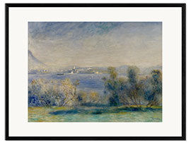 Framed art print Landscape on the Mediterranean (view of Toulon), 1891