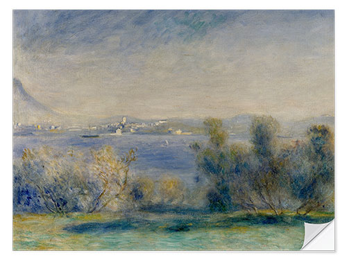 Selvklebende plakat Landscape on the Mediterranean (view of Toulon), 1891