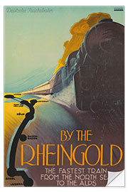 Wall sticker Deutsche Reichsbahn By the Rheingold, 1928