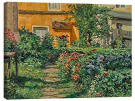 Canvas print Garden in bloom, Julius Schrag, 1941