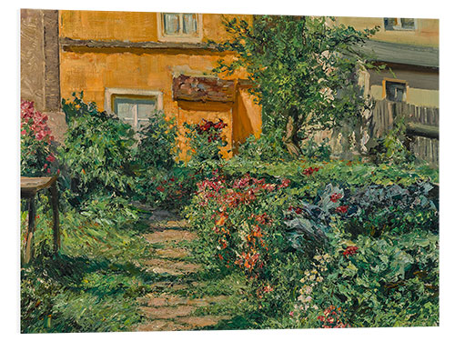 Foam board print Garden in bloom, Julius Schrag, 1941