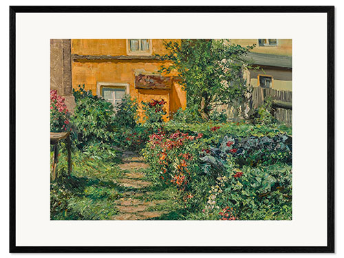 Framed art print Garden in bloom, Julius Schrag, 1941