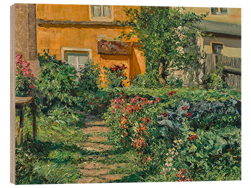 Trebilde Garden in bloom, Julius Schrag, 1941