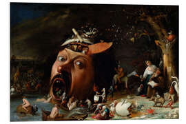 Foam board print The Temptation of Saint Anthony, Joos van Craesbeeck