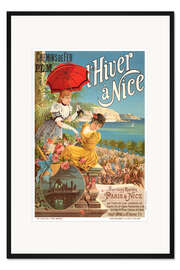 Gerahmter Kunstdruck P.L.M, L'Hiver à Nice