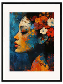 Gerahmter Kunstdruck Sanfte Blüte