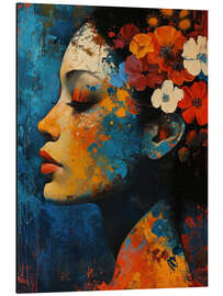 Magnettafel Sanfte Blüte