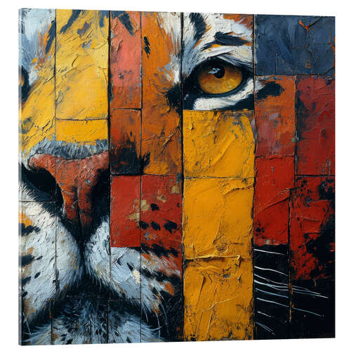 Acrylglasbild Abstract Tiger