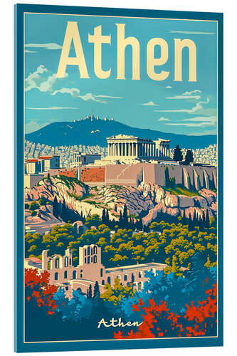 Acrylic print Holiday in Athens