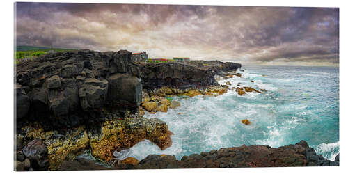 Cuadro de metacrilato Dramatic cliffs, Pico, Azores