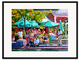 Gerahmter Kunstdruck Sommer im Central Park