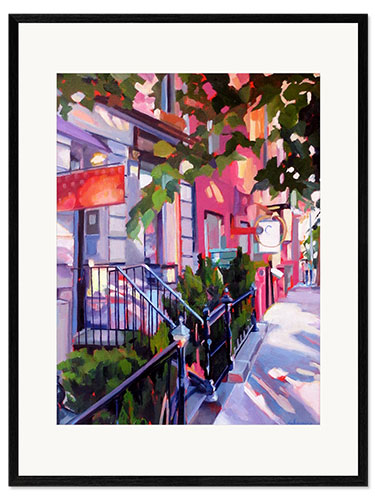 Ingelijste kunstdruk New York Afternoon