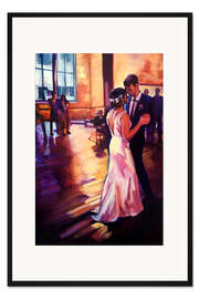 Gerahmter Kunstdruck Erster Tanz