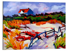 Magnettafel Haus in den Dünen