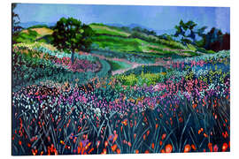 Magnettafel Feld voller Blumen