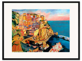 Gerahmter Kunstdruck Cinque Terre