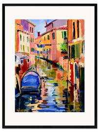 Ingelijste kunstdruk Venice Canal