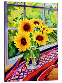 Gallery Print Sonnenblumen am Fenster