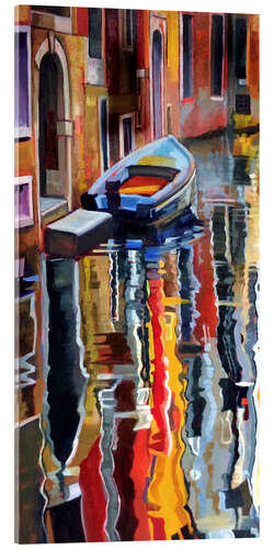 Acrylic print Reflections in Venice