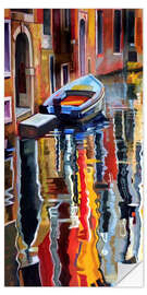 Muursticker Reflections in Venice