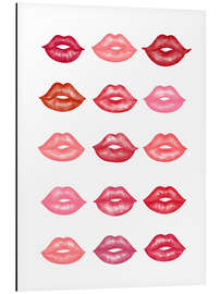 Magnettafel Aquarell-Lippen