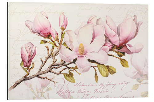 Alubild Magnolia Spring Romance Pink