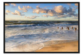 Gerahmter Kunstdruck Herrlicher Tag am Meer