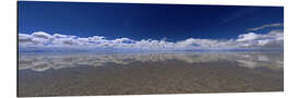 Aluminiumtavla Mirror For the Sky - Uyuni salt flats