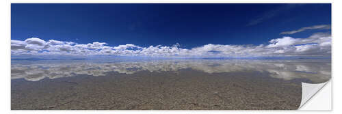 Wall sticker Mirror For the Sky - Uyuni salt flats