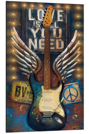 Magnettafel Love Guitar