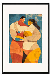 Gerahmter Kunstdruck Body Positivity II