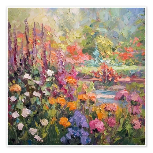 Poster Wildflower Wonderland Impressionist