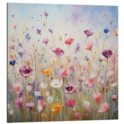 Aluminium print Happy meadow