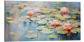 Aluminium print Lilly Pads