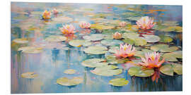 Foam board print Lilly Pads