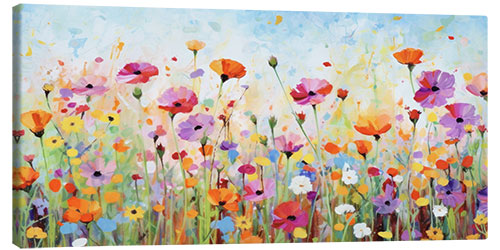 Canvas print Popping Poppies