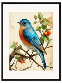 Gerahmter Kunstdruck Hüttensänger