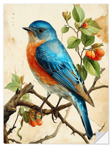 Wall sticker Blue Bird