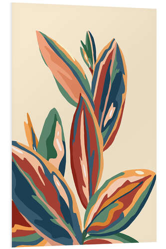 Foam board print Mediterranean Botanical