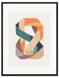 Gerahmter Kunstdruck Knoten II