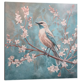 Aluminium print Bird Vintage Romance