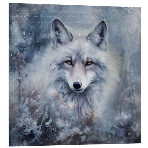 Tableau en PVC Snow Fox