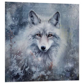 Quadro em PVC Snow Fox