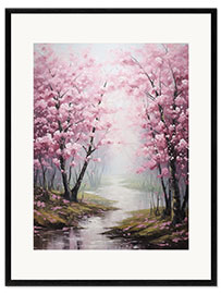 Innrammet kunsttrykk Cherry Blossom